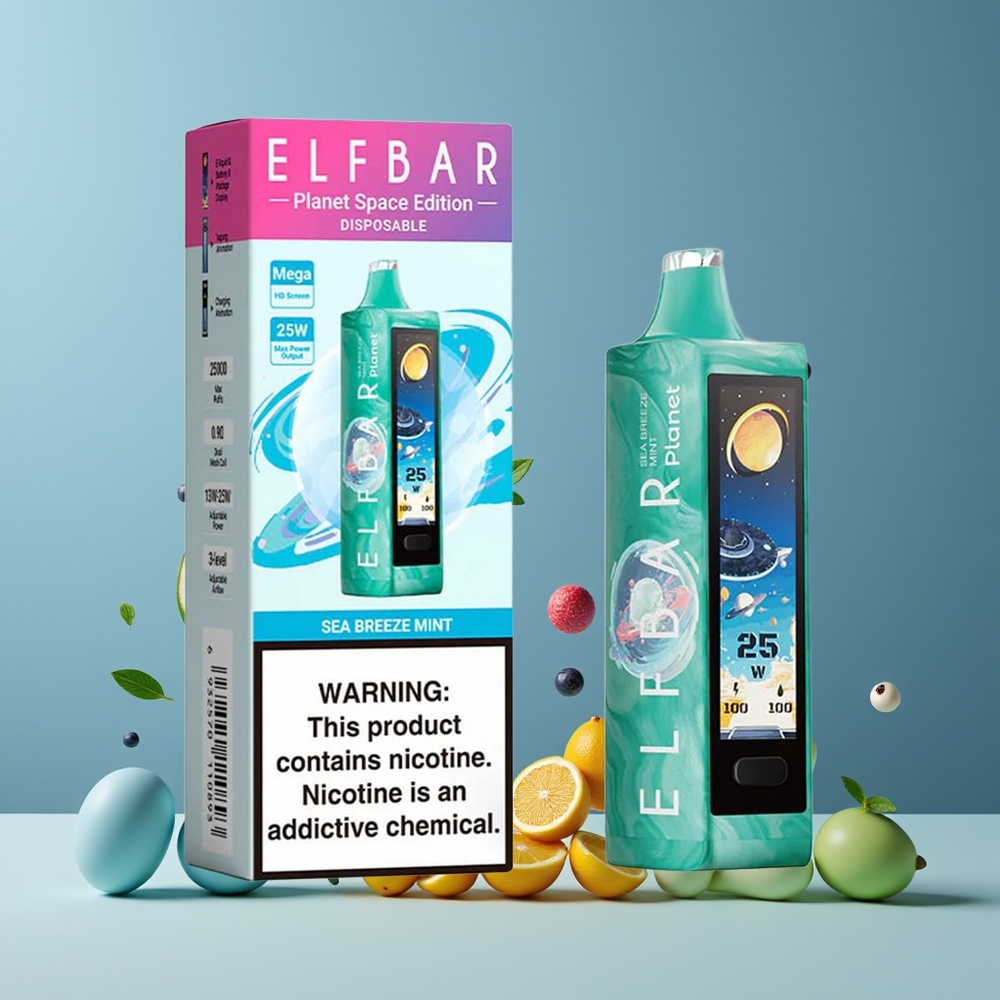 Elf Bar Planet 25000 Puff Nagykereskedés Magyarország Mesh Coil Tengeri Friss Mentol