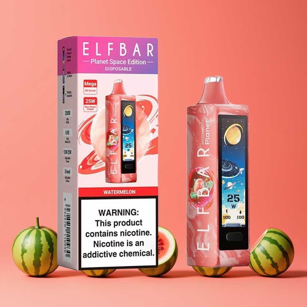 Elf Bar Planet 25000 Puff Nagykereskedés Magyarország Újratölthető Görögdinnye