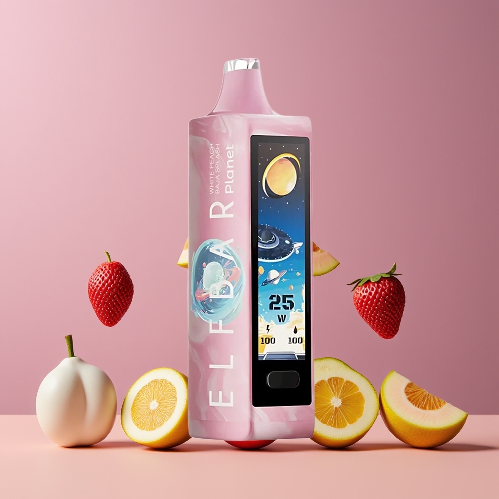 Elf Bar Planet 25000 Puffs Mesh Coil Nagykereskedés Magyarország Fehér Őszibarack Baja Splash