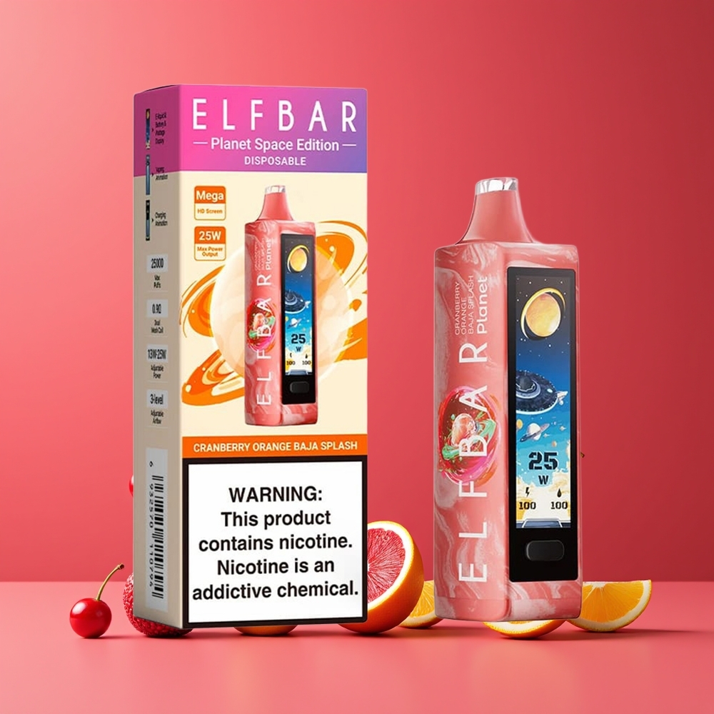 Elf Bar Planet 25000 Puffs Mesh Nagykereskedés Magyarország Málna Narancs Baja Fröccs