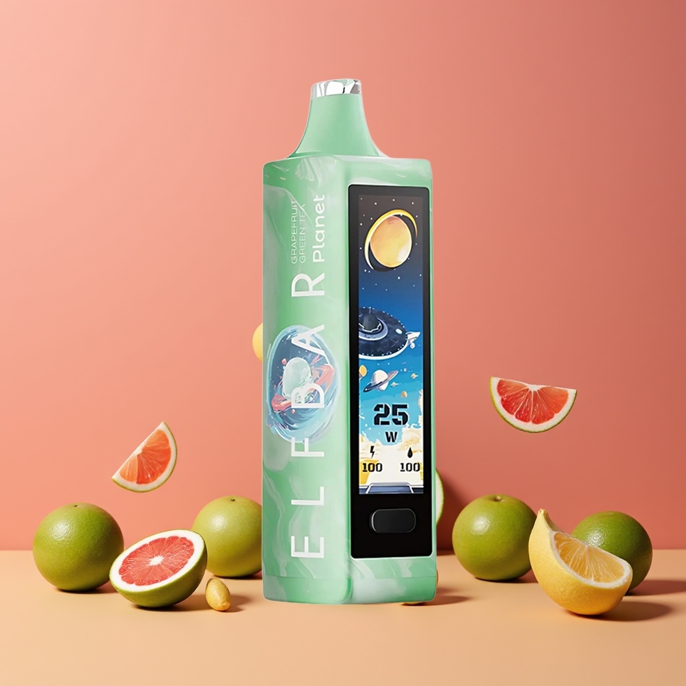 Elf Bar Planet 25000 Puffs Nagykereskedés Magyarország 800mAh Grépfrút Zöld Tea
