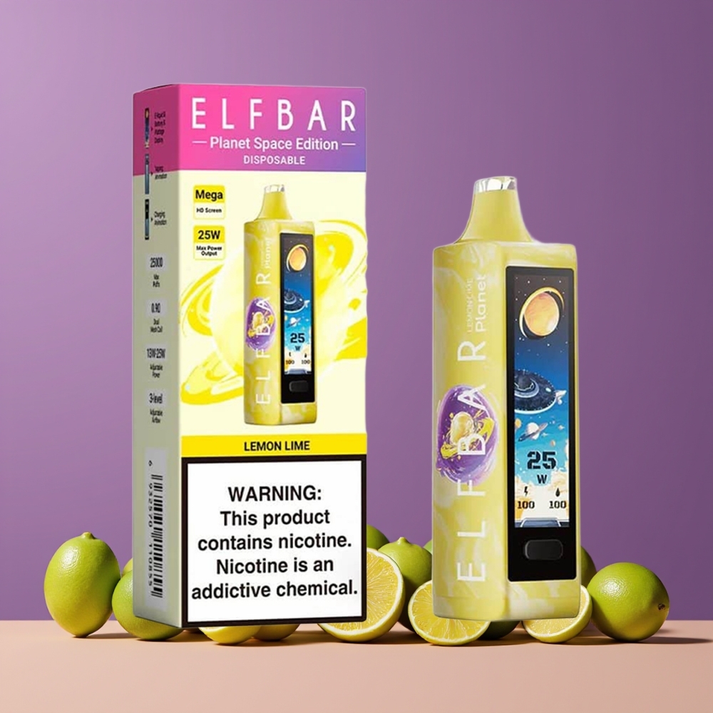 Elf Bar Planet 25000 Puffs Nagykereskedés Magyarország Mesh Coil Citrom Lime