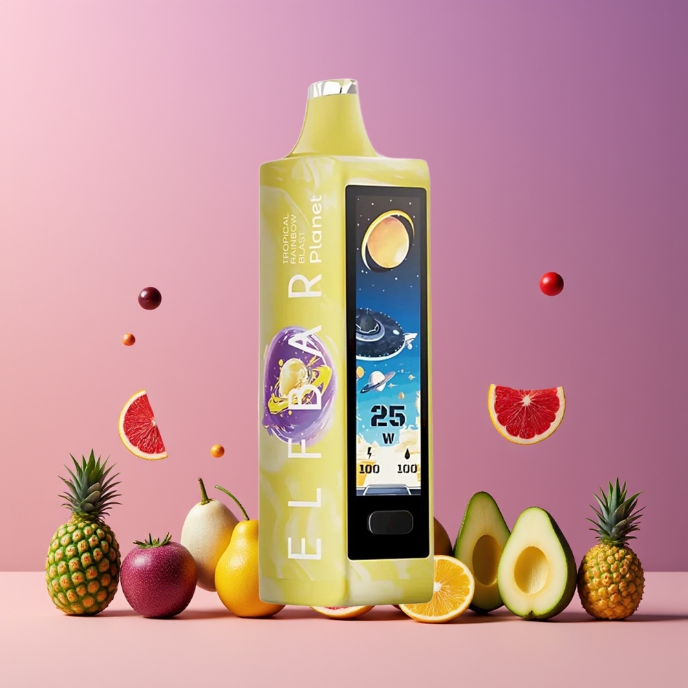 Elf Bar Planet 25000 Puffs Nagykereskedés Magyarország Tropicus Szivárvány Robbanás Mesh Coil