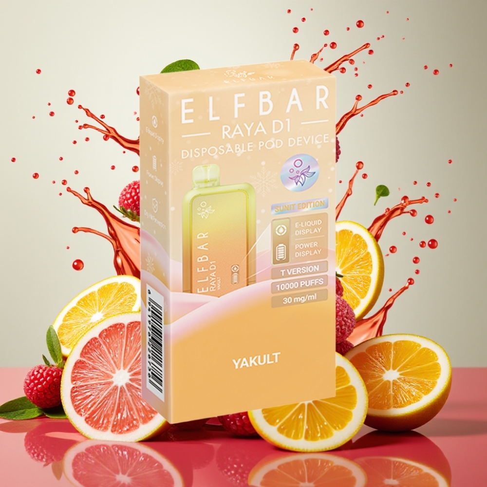Elf Bar Raya D1 13000 Puffs Nagykereskedés Magyarország Típus-C Töltés Yakult