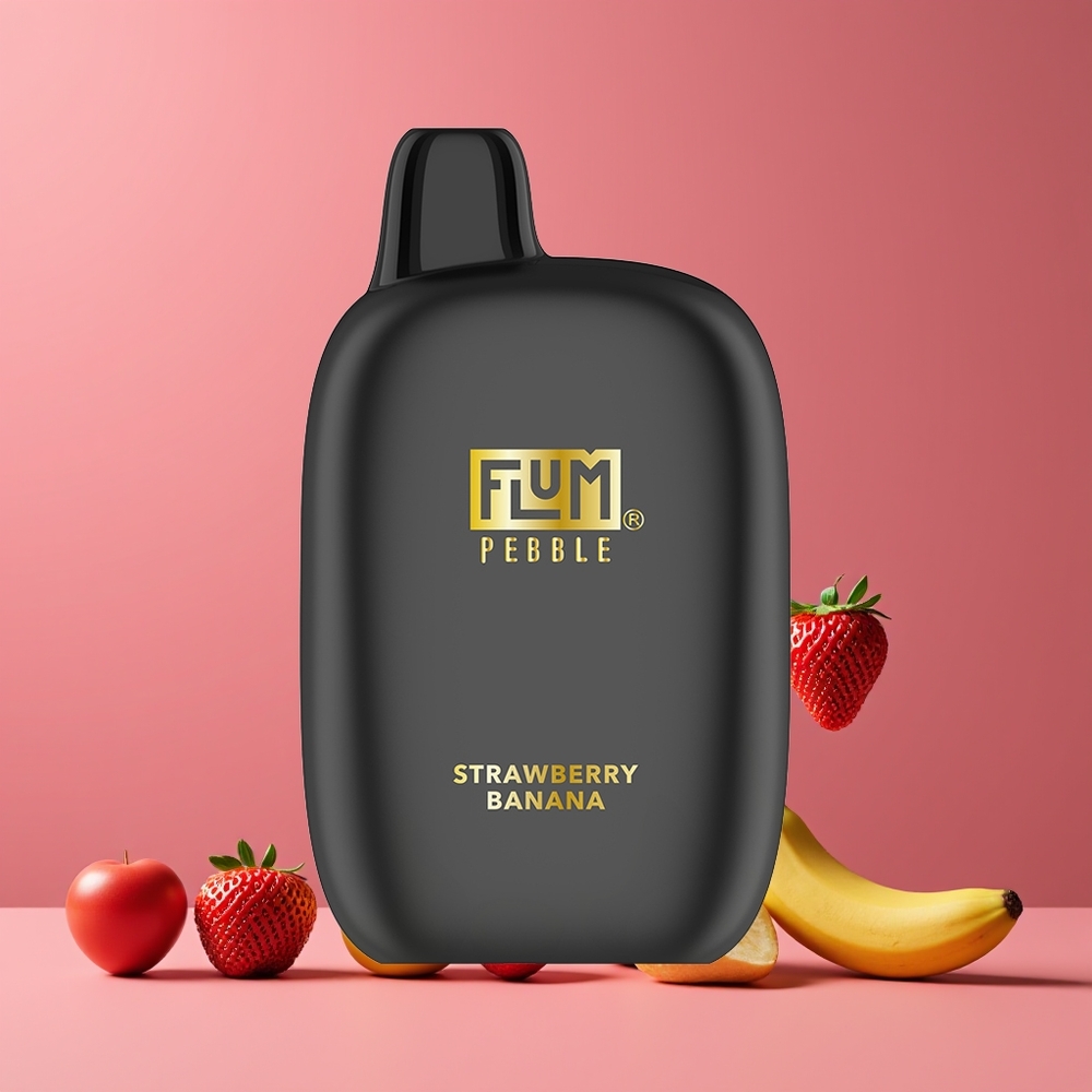 FLUM Pebble 6000 Löket Eretanúsító 10ml Eper-Banan Nagykereskedés Magyarország