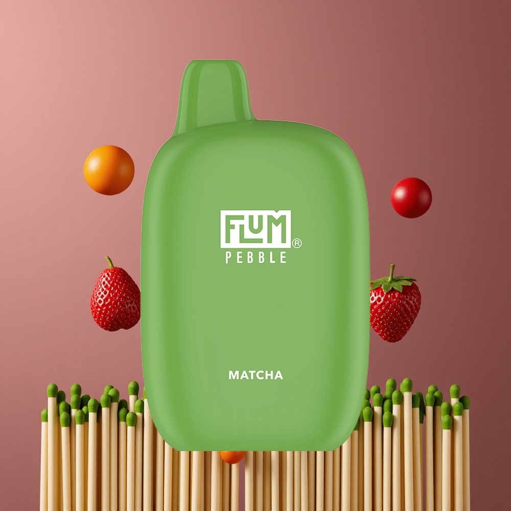FLUM Pebble 6000 Nagykereskedés Magyarország 10ml Mesh Coil Disposable Vape Matcha
