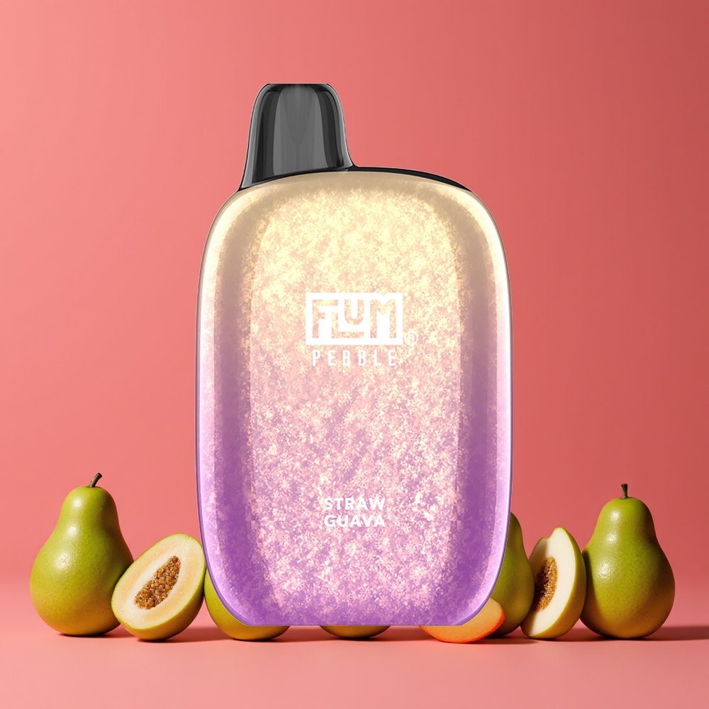 FLUM Pebble 6000 Puff Nagykereskedés Magyarország Töltőható Type-C Guava (Gujava)