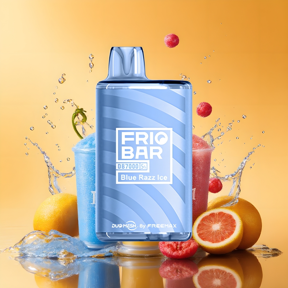 FRIOBAR DB7000 Eldobható Vape Kék Áfonya Jég Nagykereskedés Magyarország 7000 Füst