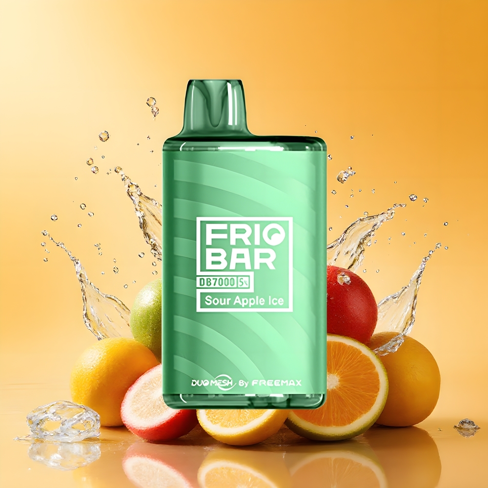FRIOBAR DB7000 Eldobható Vape Savanyú Alma Jég Nagykereskedés Magyarország 7000 Füst