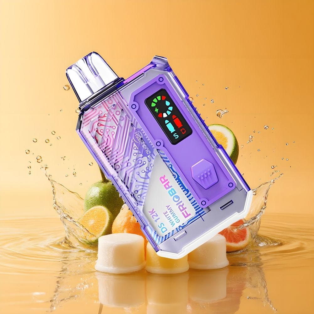 FRIOBAR DS 12K Eldobható Vape Fehér Rágó Nagykereskedés Magyarország Airflow Beállítás