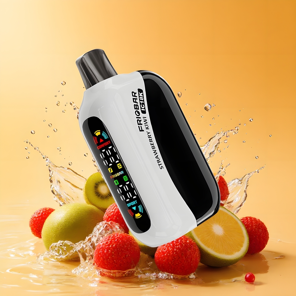 FRIOBAR IC18K 18000 Eldobható Vape Eper-Kiwi Nagykereskedés Magyarország USB-C