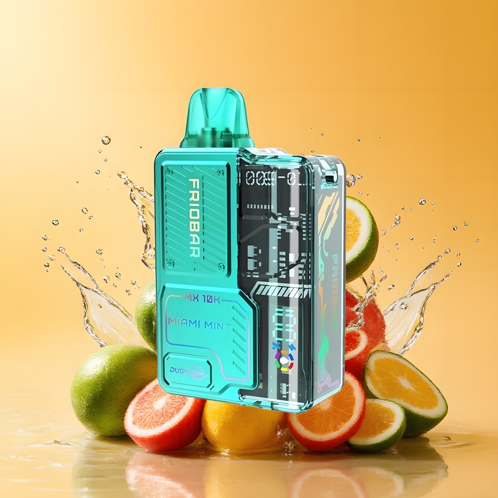 FRIOBAR MX 10K Eldobható Vape Miami Menta Nagykereskedés Magyarország 10000 löket