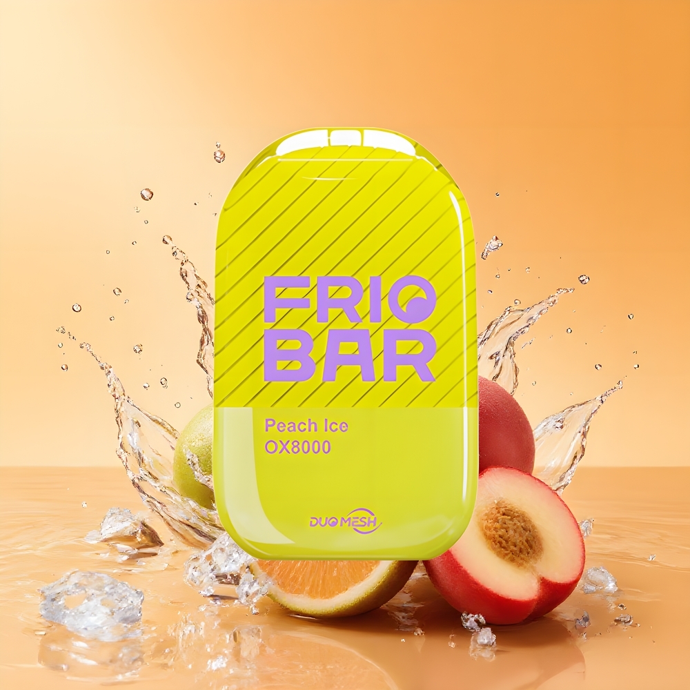 FRIOBAR OX8000 Eldobható E-peach jég Nagykereskedés Magyarország