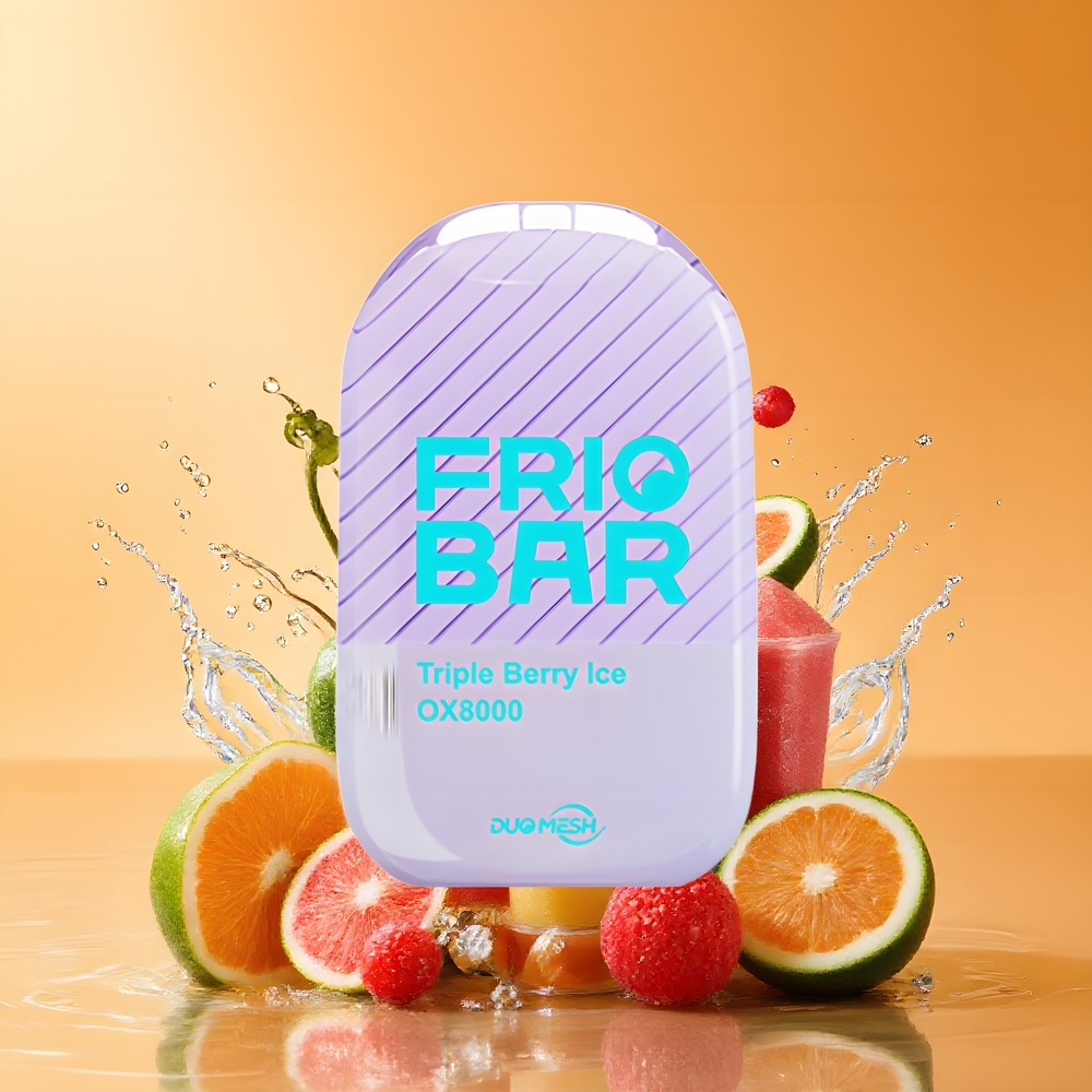 FRIOBAR OX8000 Eldobható Vape Hármas Bogyófagylalt Nagykereskedés Magyarország