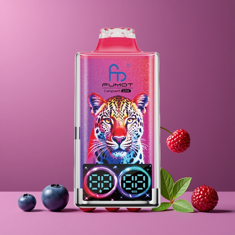 Fumot Leopard 40K Puffs Dual Mesh Nagykereskedés Magyarország Kékáfonya Meggy Áfonya