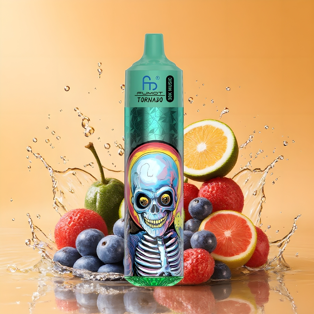 Fumot RandM Tornado 30000 Puff Nagykereskedés Magyarország 30mL 5% 1.0 Ohm kékáfonya jég