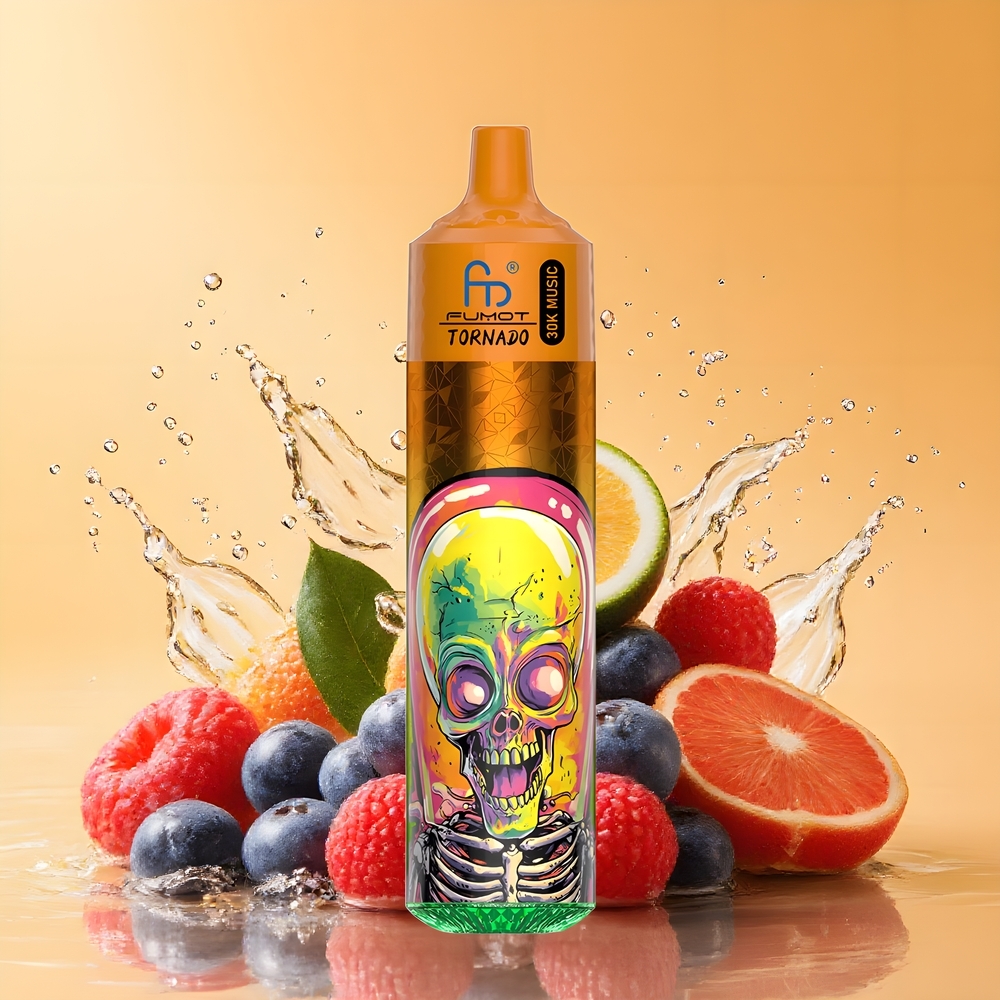 Fumot RandM Tornado 30000 Puff Nagykereskedés Magyarország 30mL LED Kékáfonya Málna