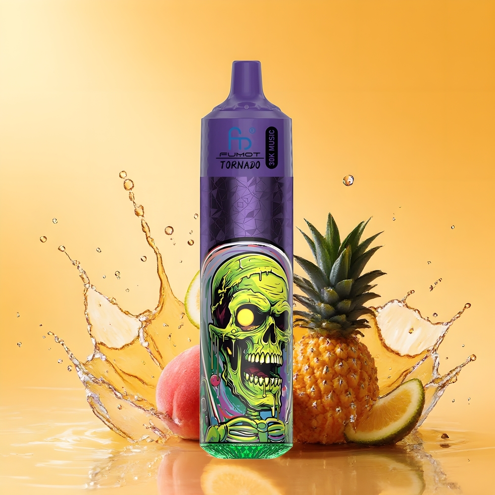 Fumot RandM Tornado 30000 Puff Nagykereskedés Magyarország 30mL LED Kréta Mango Ananász