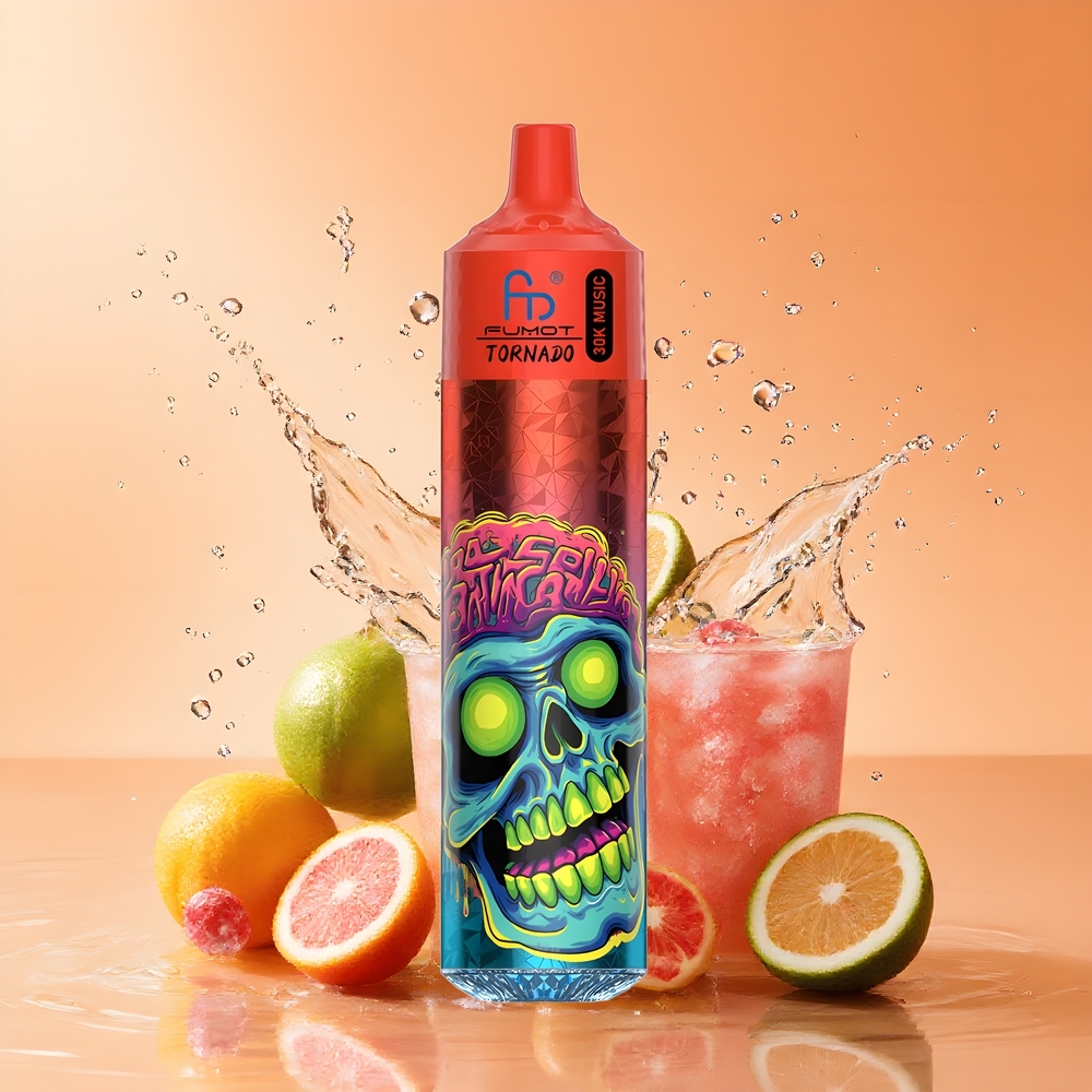 Fumot RandM Tornado 30000 Puff Nagykereskedés Magyarország Rózsaszín Limonádé LED kijelző
