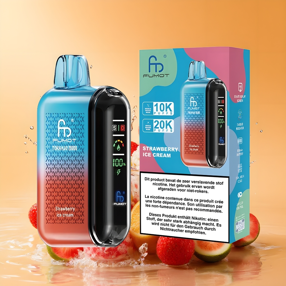 Fumot Tornado 20000 Puffs Dual Mesh Coil Eper Fagylalt Nagykereskedés Magyarország