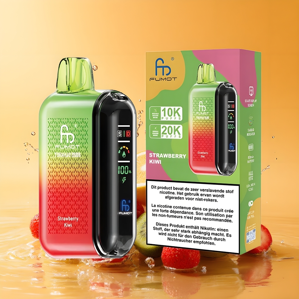 Fumot Tornado 20000 Puffs Dual Mesh Coil Eper-Kivi Nagykereskedés Magyarország