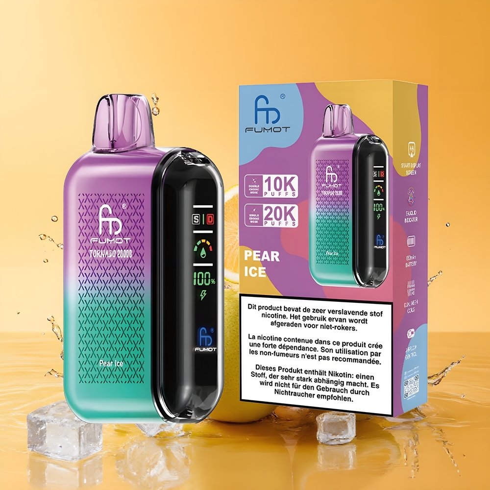 Fumot Tornado 20000 Puffs Dual Mesh Coil Körte Jég Nagykereskedés Magyarország
