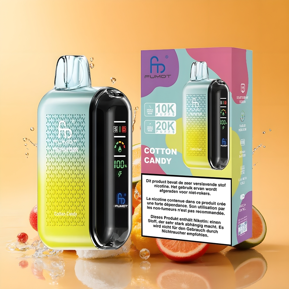 Fumot Tornado 20000 Puffs Dual Mesh Coil Minta Cukor Nagykereskedés Magyarország