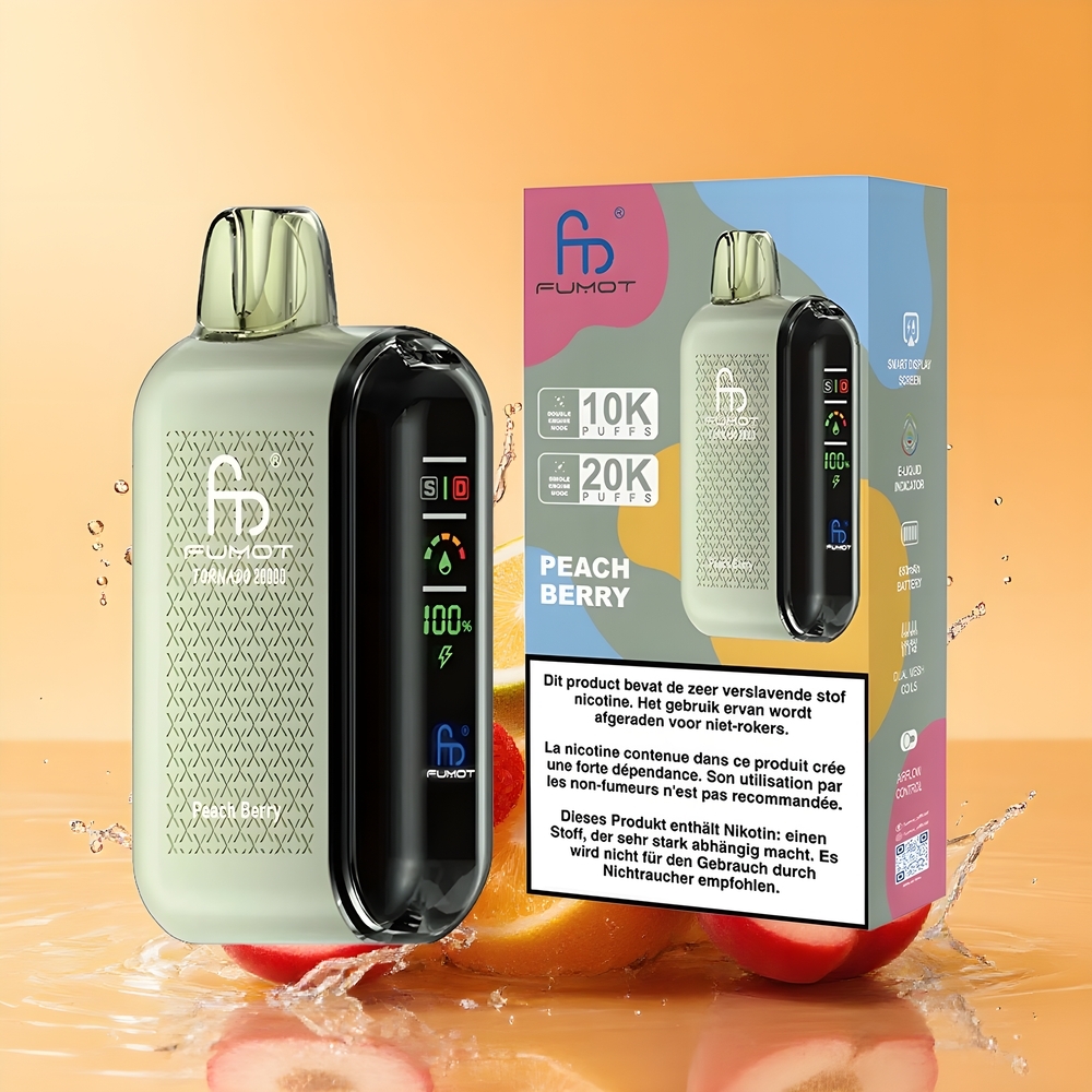 Fumot Tornado 20000 Puffs Dual Mesh Coil Sárgabarack-Bogyó Nagykereskedés Magyarország