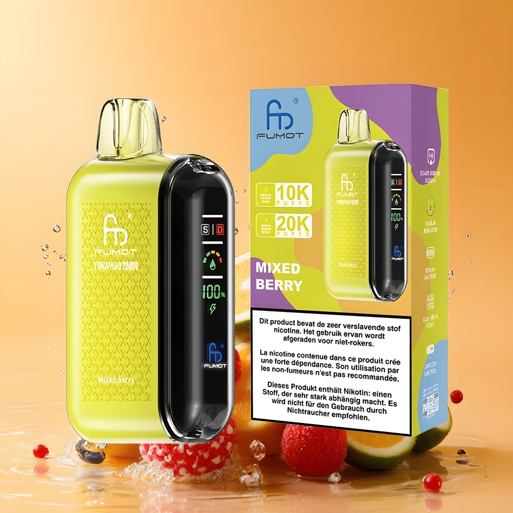 Fumot Tornado 20000 Puffs Dual Mesh Nagykereskedés Magyarország Vegyesbogyó