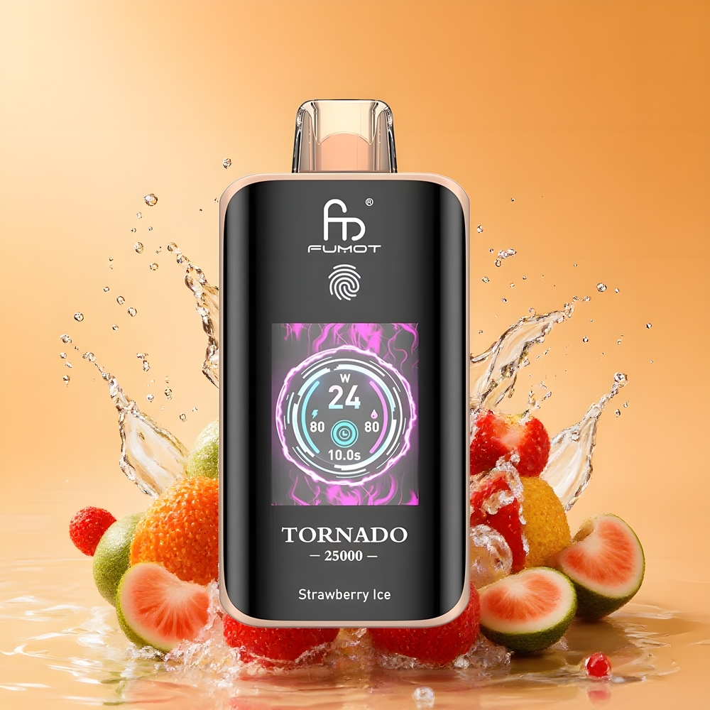 Fumot Tornado 25000 Puffs HD Képernyős Eperjég Nagykereskedés Magyarország