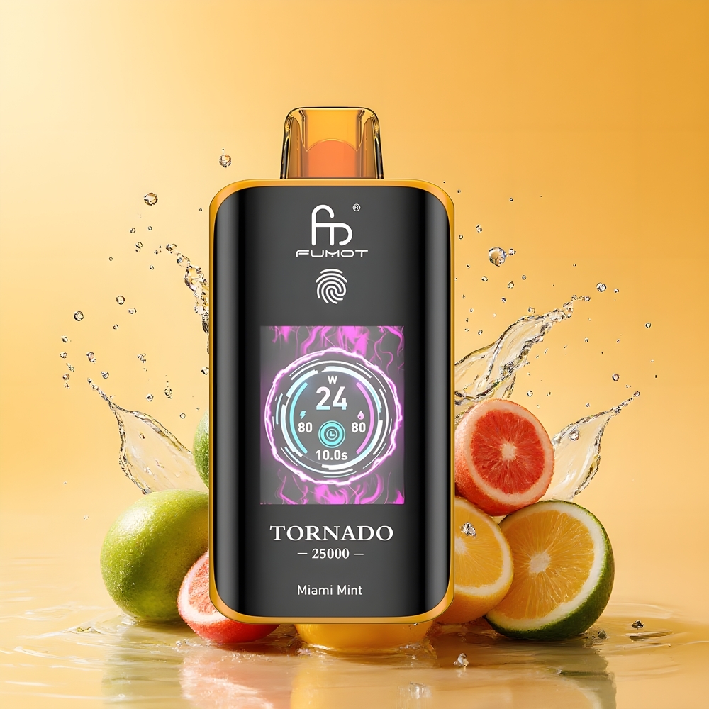 Fumot Tornado 25000 Puffs Nagykereskedés Magyarország 700mAh Akku Miami Menta