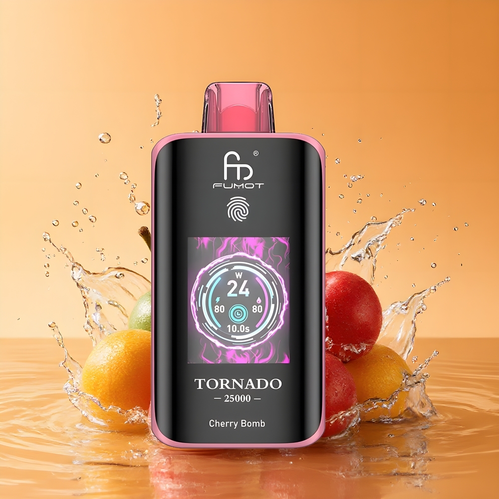 Fumot Tornado 25000 Puffs Nagykereskedés Magyarország 700mAh Csereszna Bomba