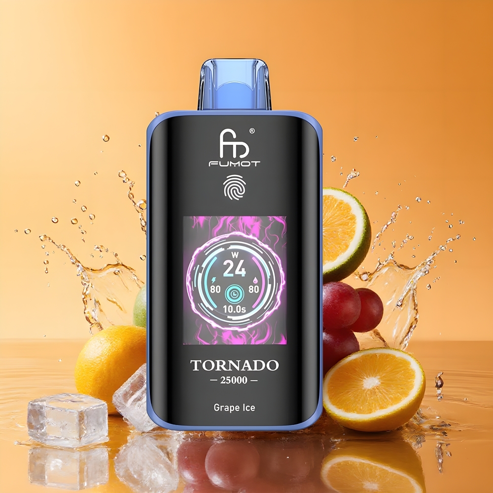 Fumot Tornado 25000 Puffs Nagykereskedés Magyarország 700mAh Szőlőjég Eldobható vape