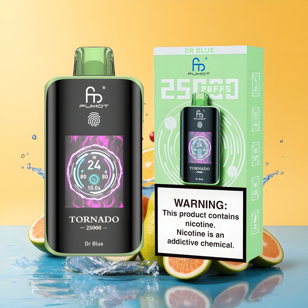 Fumot Tornado 25000 Puffs Nagykereskedés Magyarország HD Képernyő Dr Kék