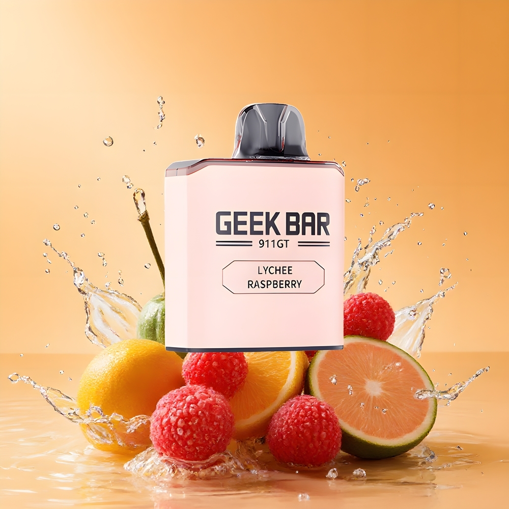 GEEK BAR 911 GT 16000 Puffs Nagykereskedés Magyarország Lychee Málna Type C