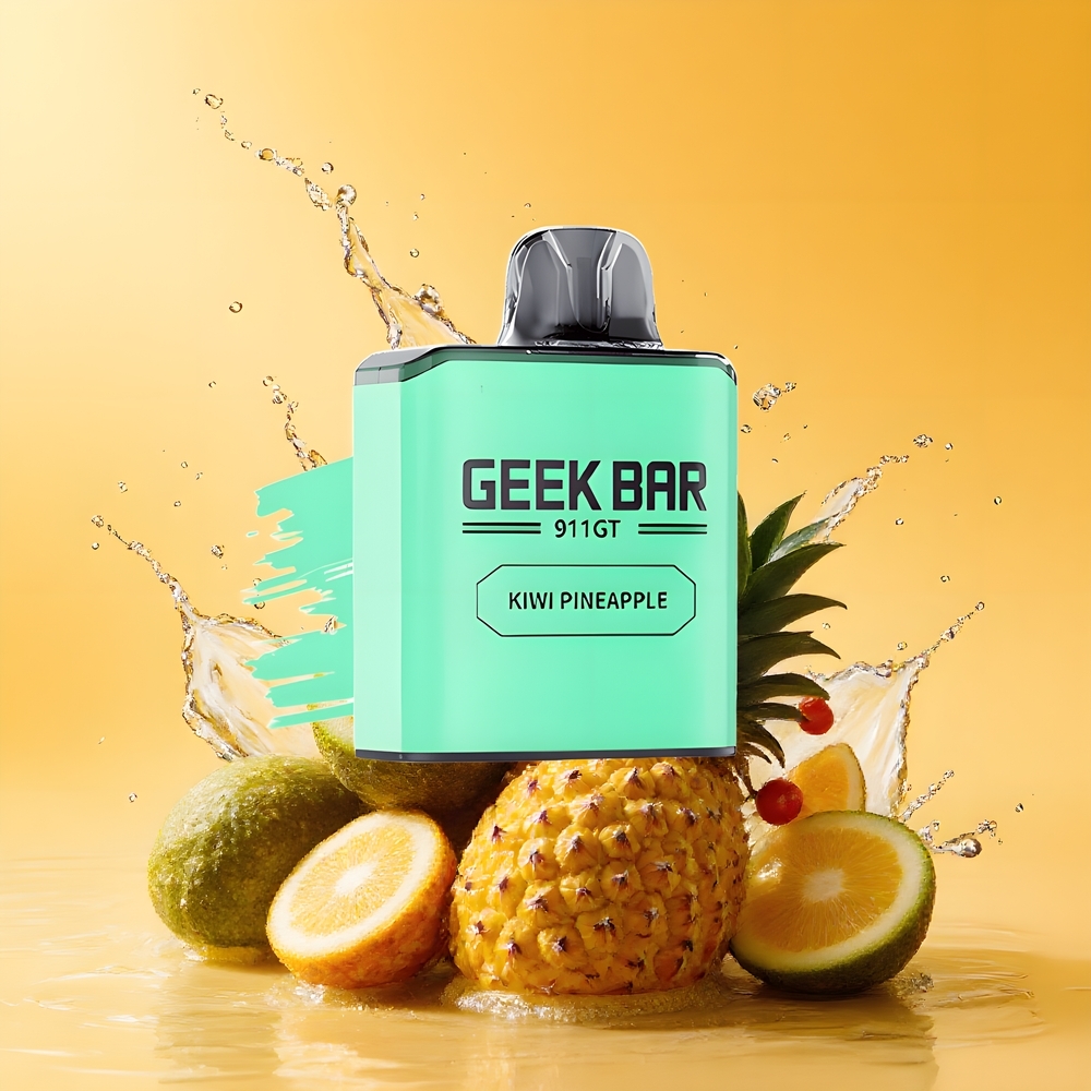 GEEK BAR 911 GT 16000 Puffs Nagykereskedés Magyarország Töltődő Kiwi Ananász