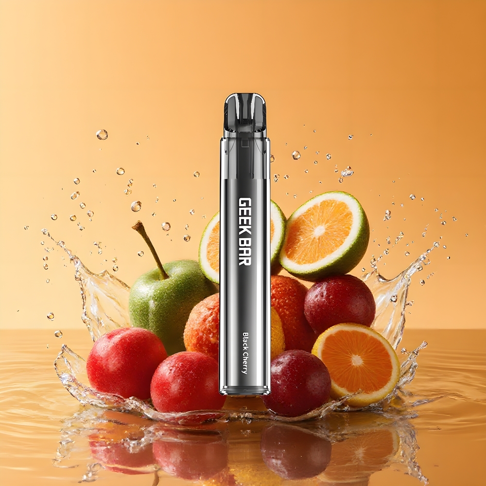 GEEK BAR Elite 1000 Mesh Coil Eldobható Vape Fekete Cseresznye Nagykereskedés Magyarország