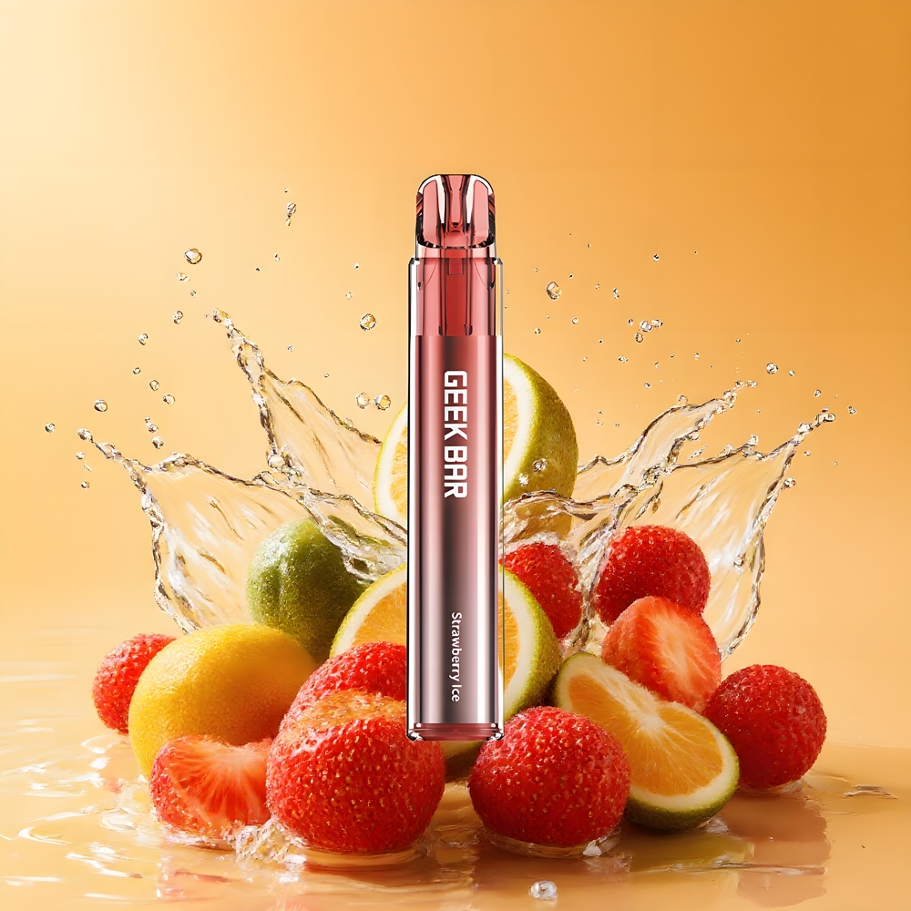 GEEK BAR Elite 1000 Puffs Mesh Coil Eldobható Vape Eper Nagykereskedés Magyarország