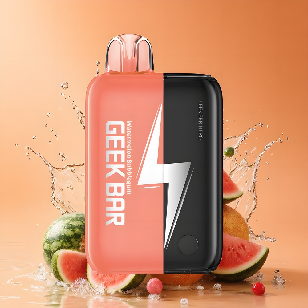 GEEK BAR Hero 20000 Puffs Nagykereskedés Magyarország USB Type-C Görögdinnye Buborékrágó