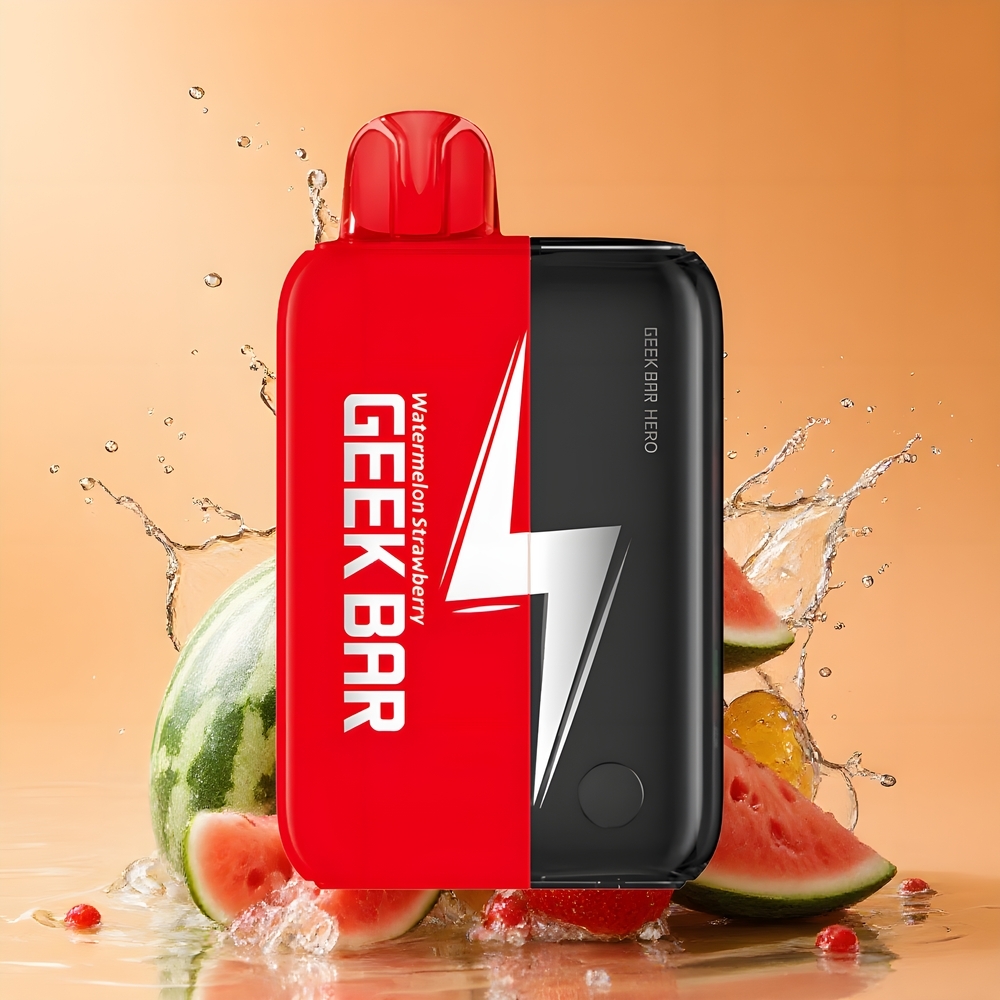 GEEK BAR Hero 20000 Puffs Nagykereskedés Magyarország Vizimalina Eper USB Type-C