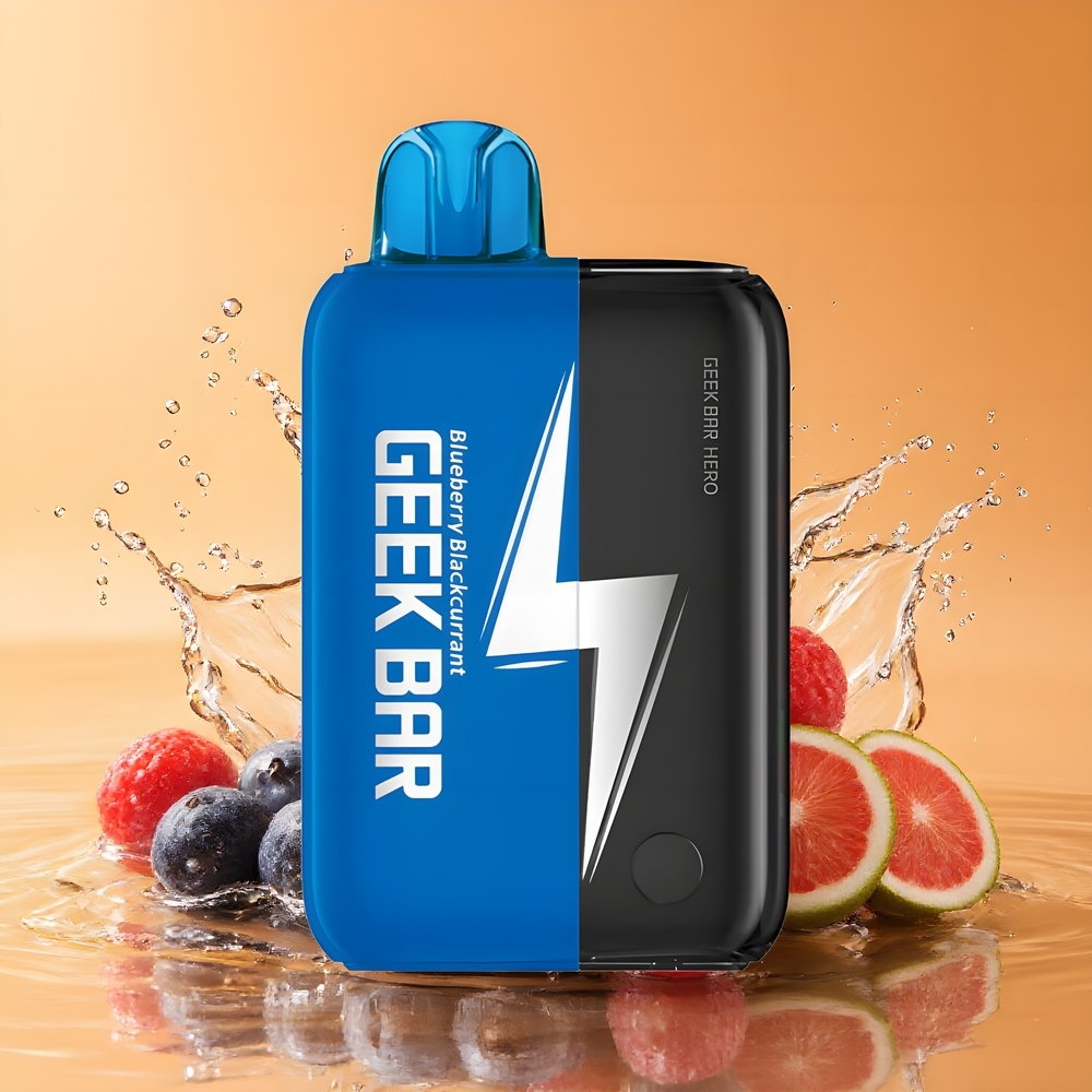 GEEK BAR Hero 20000 Puffs USB Type-C Nagykereskedés Magyarország Áfonya Ribizli