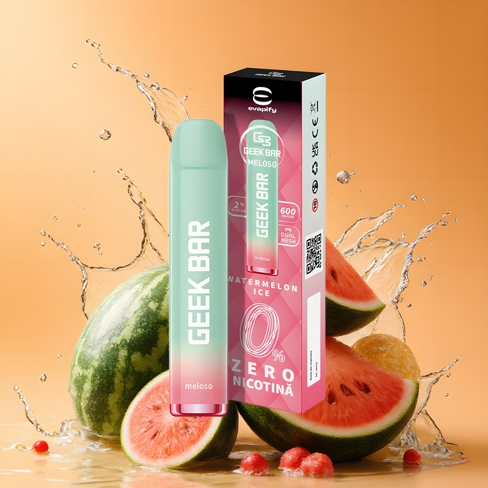 GEEK BAR Meloso 600 Puffs 20mg Nagykereskedés Magyarország Görögdinnye