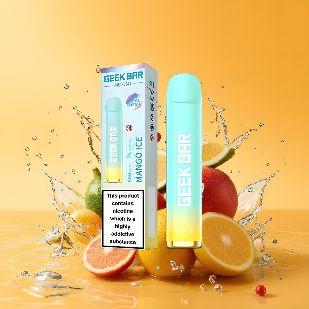 GEEK BAR Meloso 600 Puffs 550mAh Nagykereskedés Magyarország Mango Jég