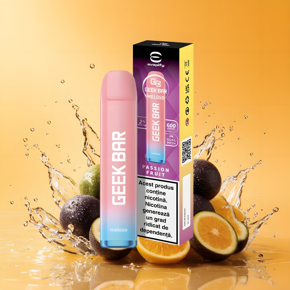 GEEK BAR Meloso 600 Puffs Eldobható E-szigetelő 550mAh Nagykereskedés Magyarország Márkuszörp