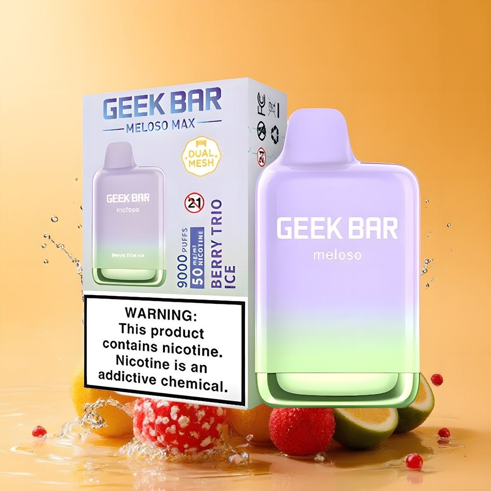 GEEK BAR Meloso Max 9000 Puffs 14ml Nagykereskedés Magyarország Bogyós Trió Íz