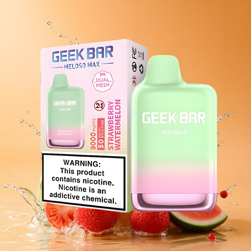 GEEK BAR Meloso Max 9000 Puffs 14ml Nagykereskedés Magyarország Eper Dinnye