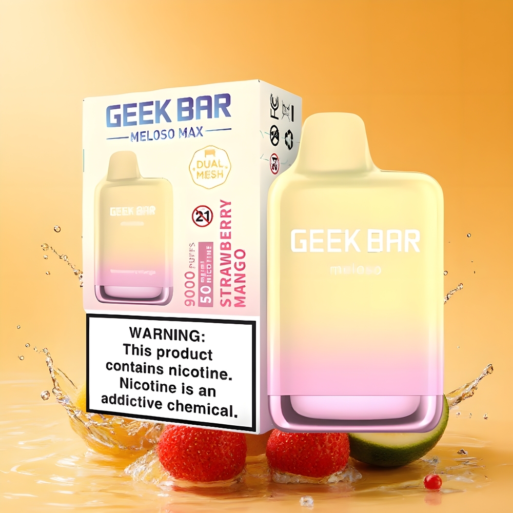 GEEK BAR Meloso Max 9000 Puffs 14ml Nagykereskedés Magyarország Eper-Mangó
