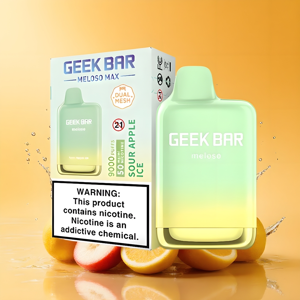 GEEK BAR Meloso Max 9000 Puffs 600mAh Nagykereskedés Magyarország Savanyú Alma