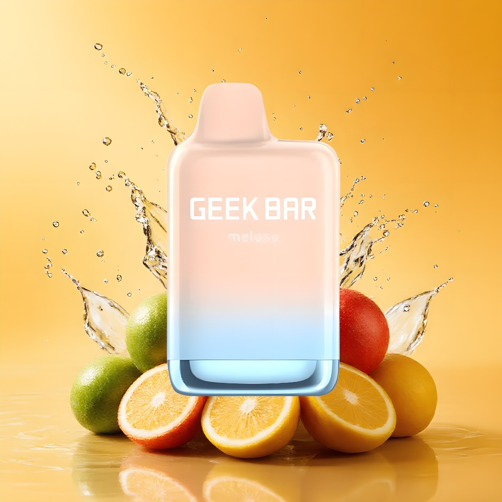 GEEK BAR Meloso Max 9000 Puffs Kettős Hálós Tekercs Nagykereskedés Magyarország Gyömbér Ásványvíz