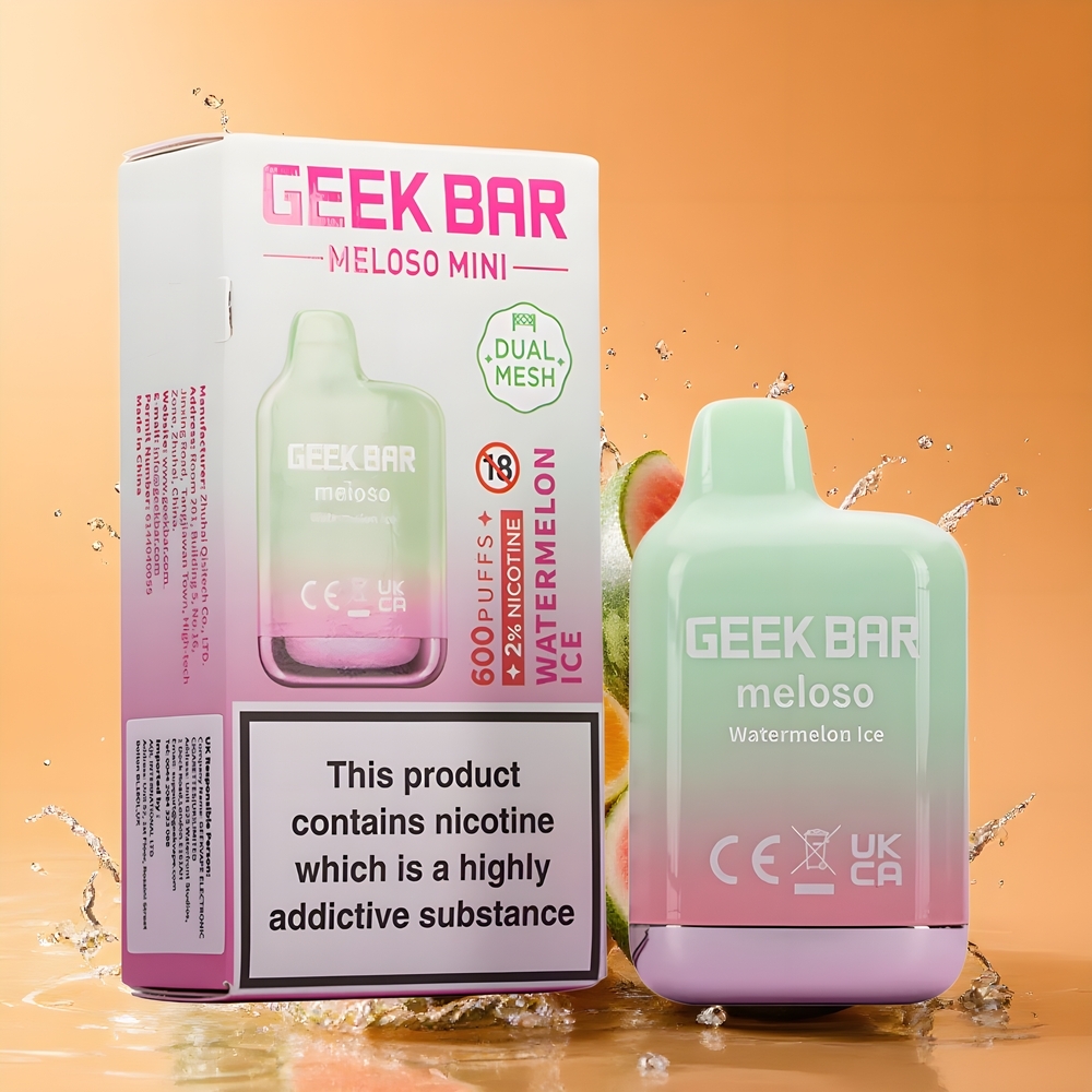 GEEK BAR Meloso Mini 600 Puff Eldobható Vízidínó Nagykereskedés Magyarország Auto Draw